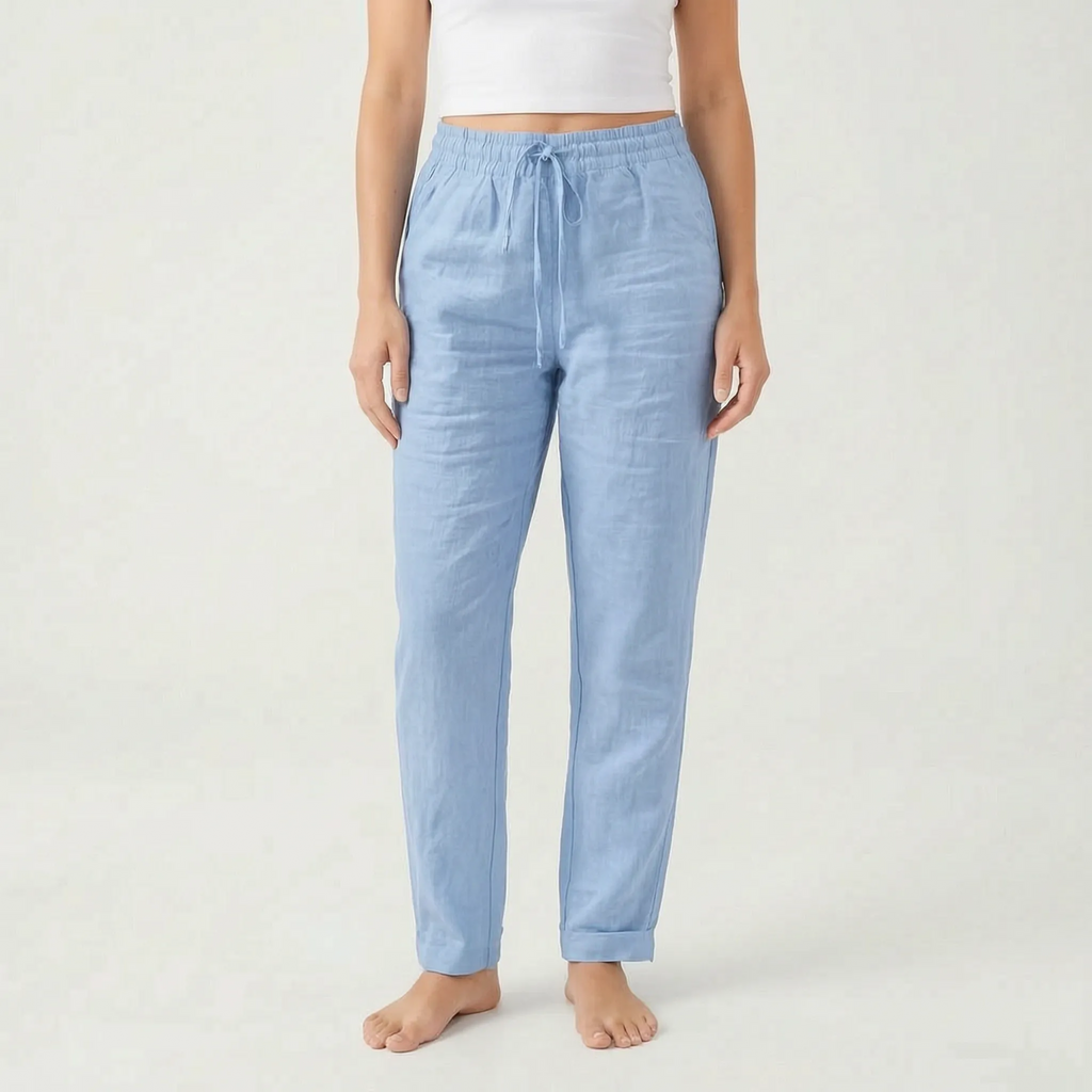 Solmari  - Relaxed Fit Breathable Summer Trousers Casual Daily Wear