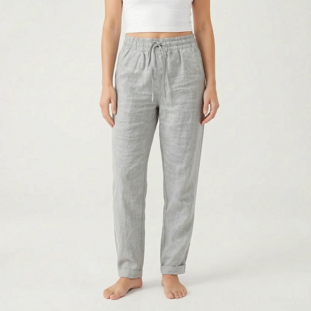 Solmari  - Relaxed Fit Breathable Summer Trousers Casual Daily Wear
