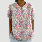 Sommara - Ladies White Floral Summer Blouse