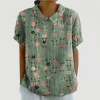 Sommara - Ladies White Floral Summer Blouse