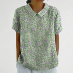Sommara - Ladies White Floral Summer Blouse