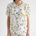 Sommara - Ladies White Floral Summer Blouse