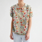 Sommara - Ladies White Floral Summer Blouse