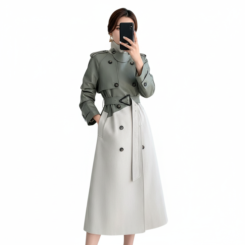 sophia-womens-trench-coat-with-high-neck-and-belted-waist-elegant