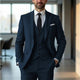 Men's Pinstripe Three-Piece Suit