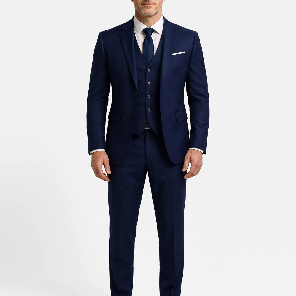Tailorise  - Men's Navy Three Piece Suit Formal Events