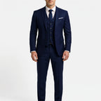 Tailorise  - Men's Navy Three Piece Suit Formal Events