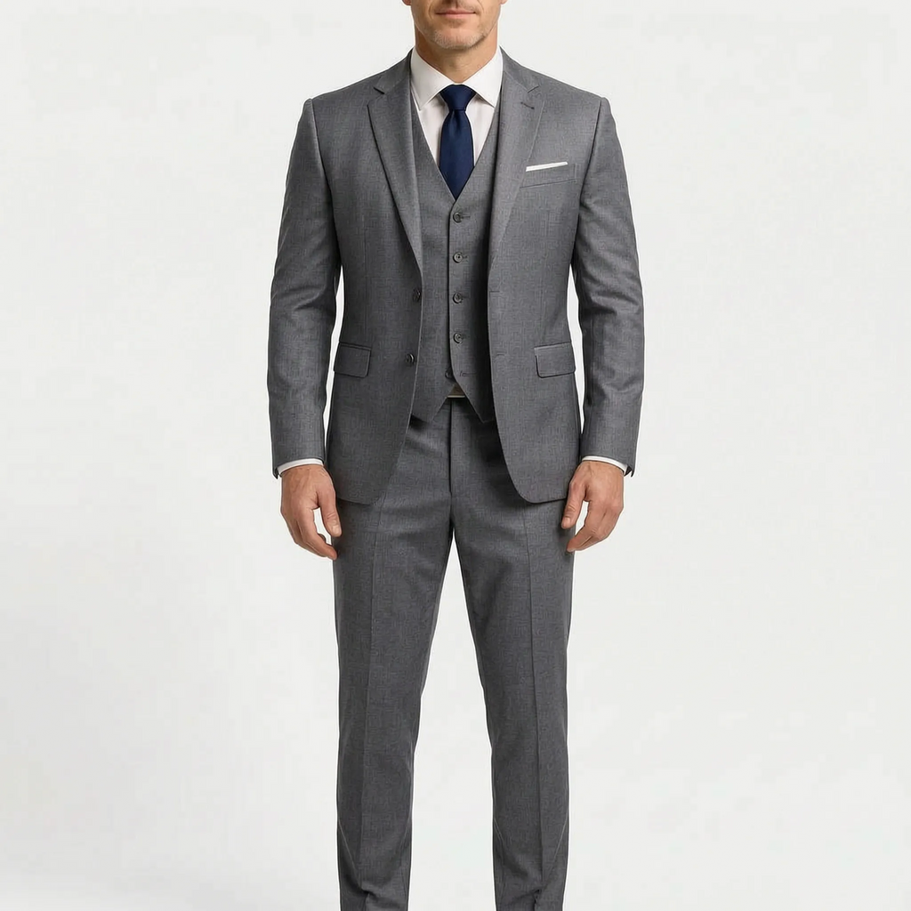 Tailorise  - Men's Navy Three Piece Suit Formal Events