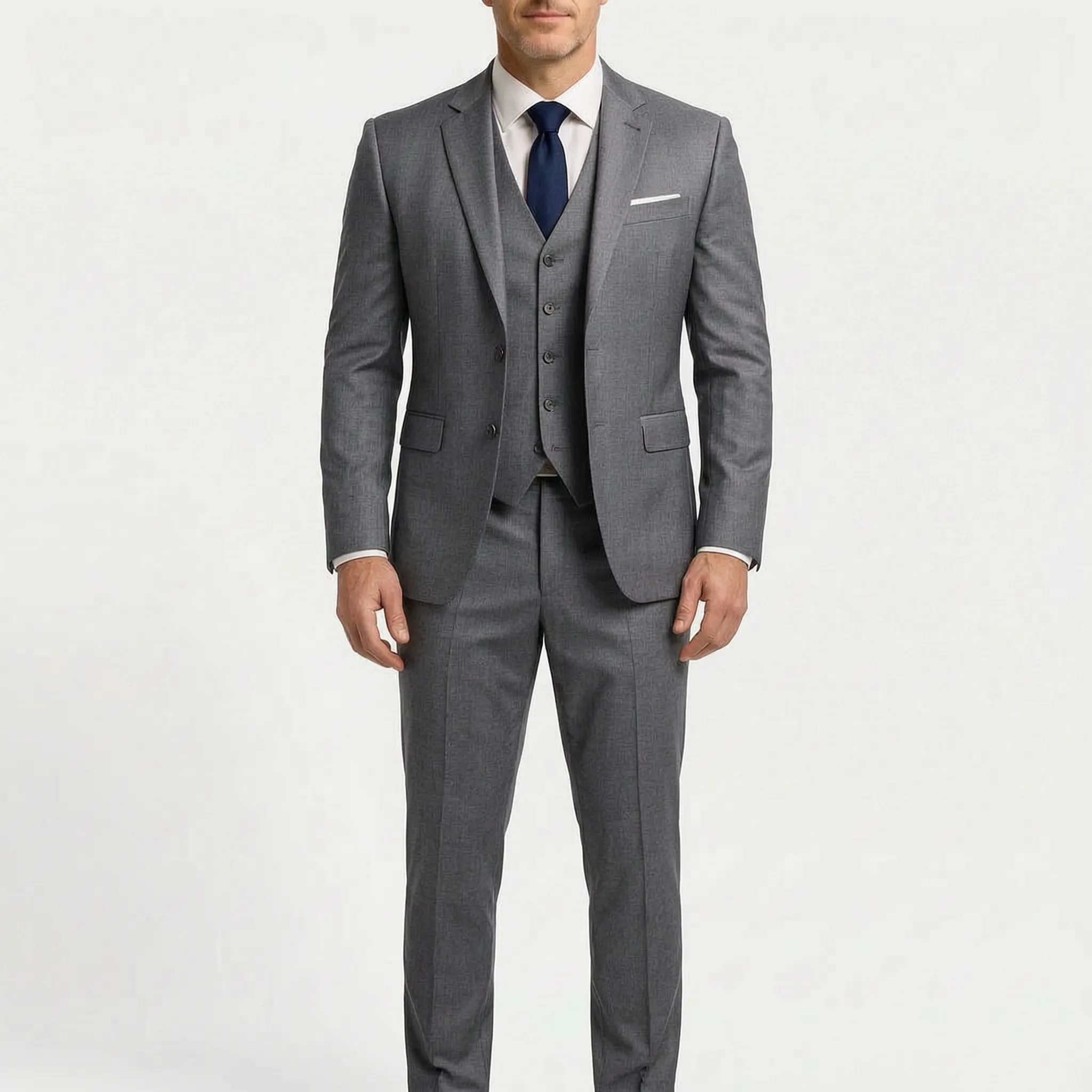 Tailorise  - Men's Navy Three Piece Suit Formal Events