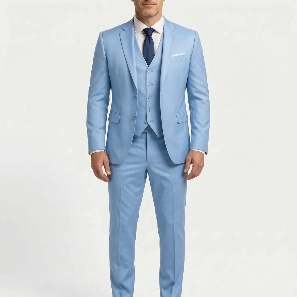 Tailorise  - Men's Navy Three Piece Suit Formal Events