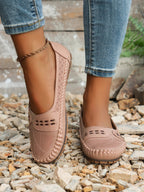 Tivora  - Classic Flat Slip-On Womens Loafers Everyday Walking