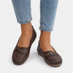 Tivora  - Classic Flat Slip-On Womens Loafers Everyday Walking