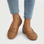 Tivora  - Classic Flat Slip-On Womens Loafers Everyday Walking