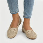 Tivora  - Classic Flat Slip-On Womens Loafers Everyday Walking