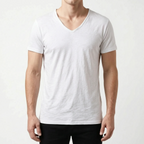 Torven  - Slim Fit V-Neck T-Shirt Casual Weekend Outings