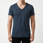 Torven  - Slim Fit V-Neck T-Shirt Casual Weekend Outings