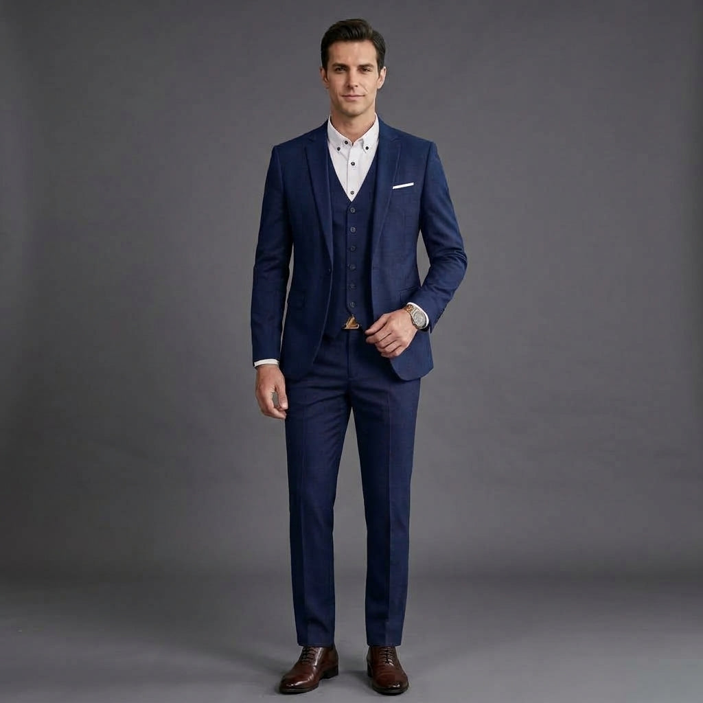 Men's Tailored Three-Piece Suit