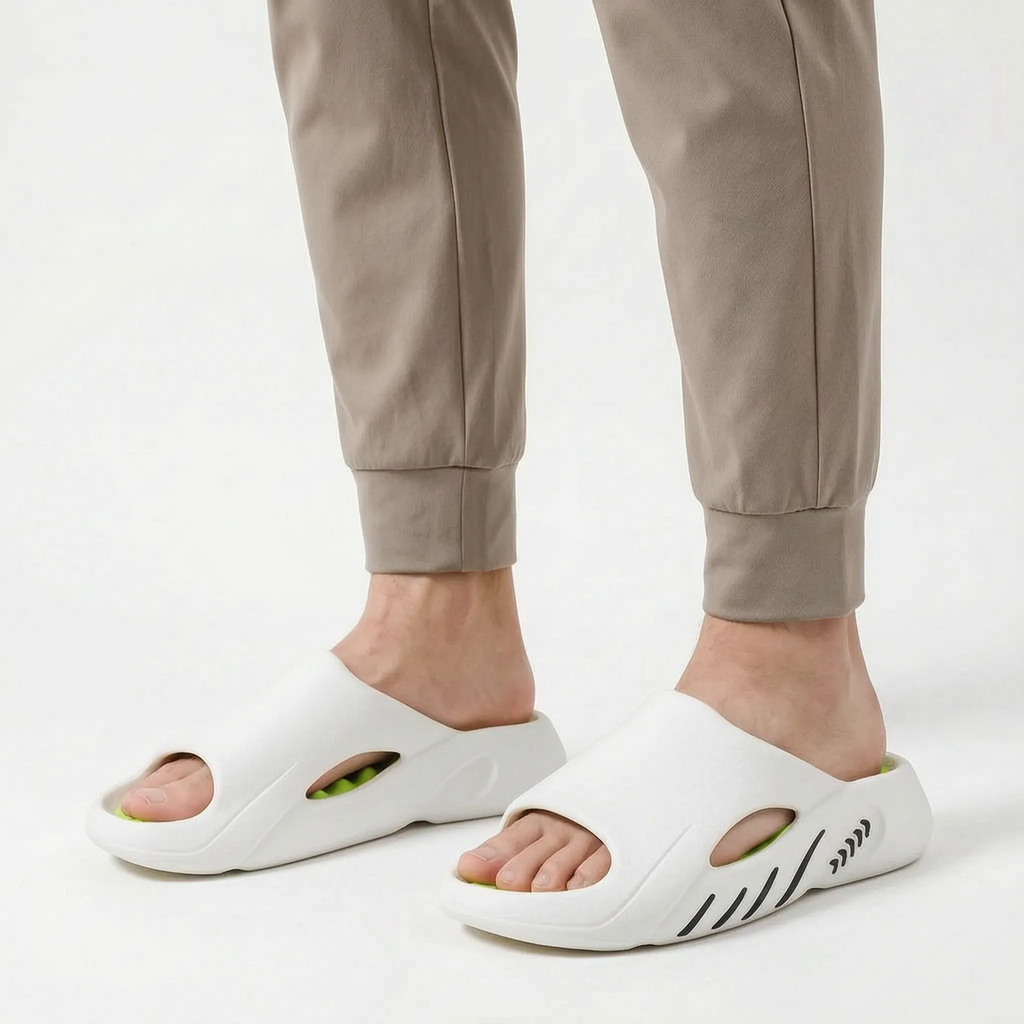 Treadix  - Men's Chunky Platform Slider Sandals Casual Weekend Wear