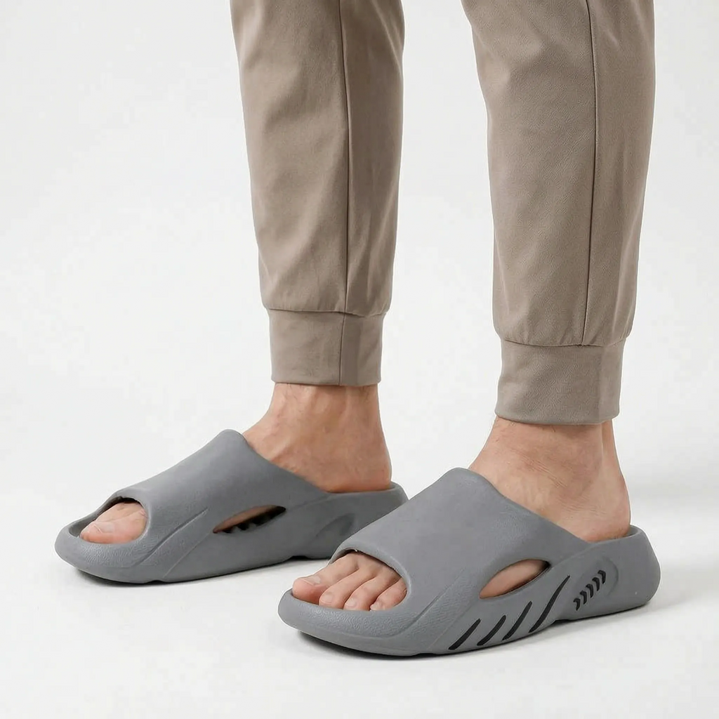 Treadix  - Men's Chunky Platform Slider Sandals Casual Weekend Wear