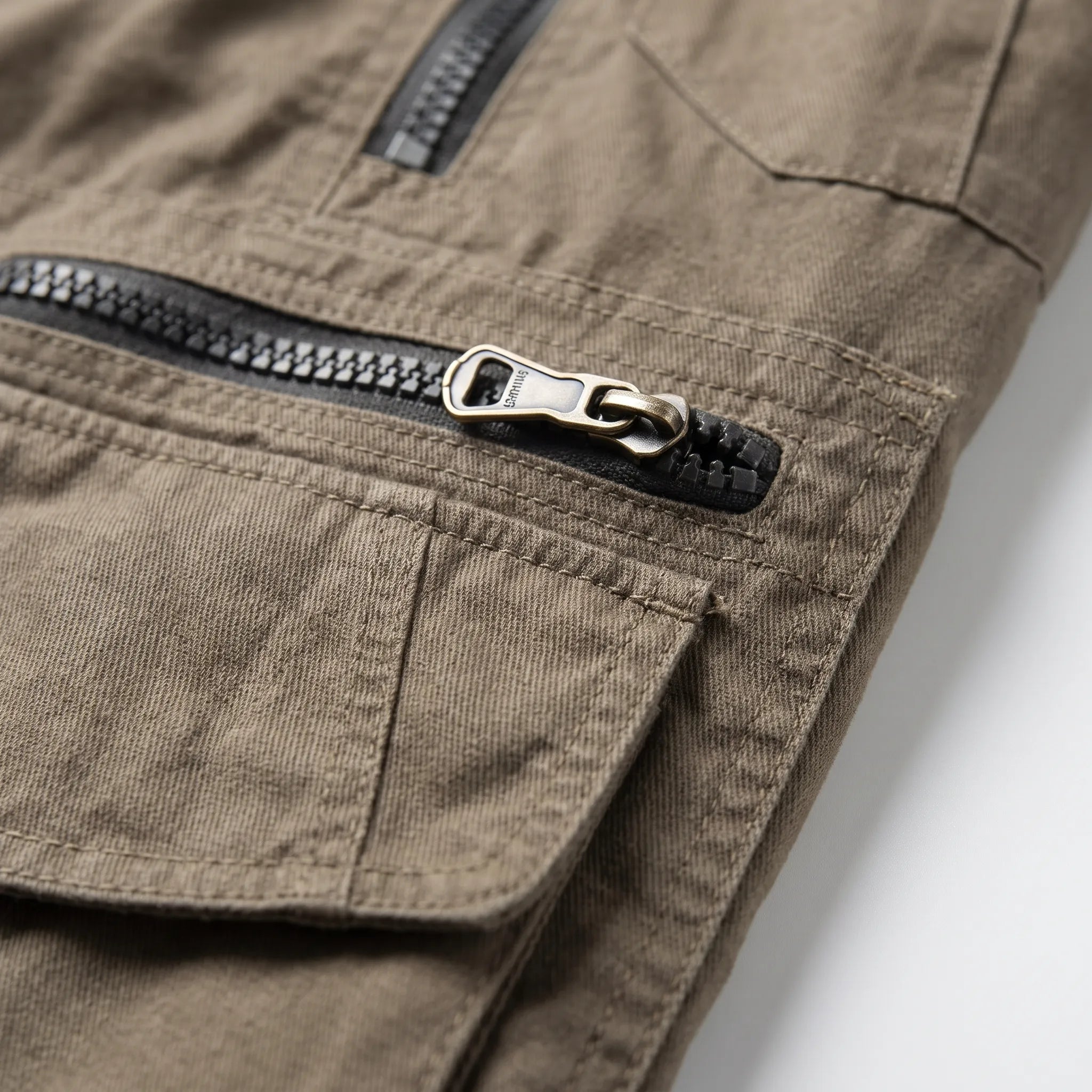Trekton  - Men's Relaxed Fit Grey Cargo Shorts Outdoor Trail Walks
