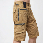 Trekton  - Men's Relaxed Fit Grey Cargo Shorts Outdoor Trail Walks