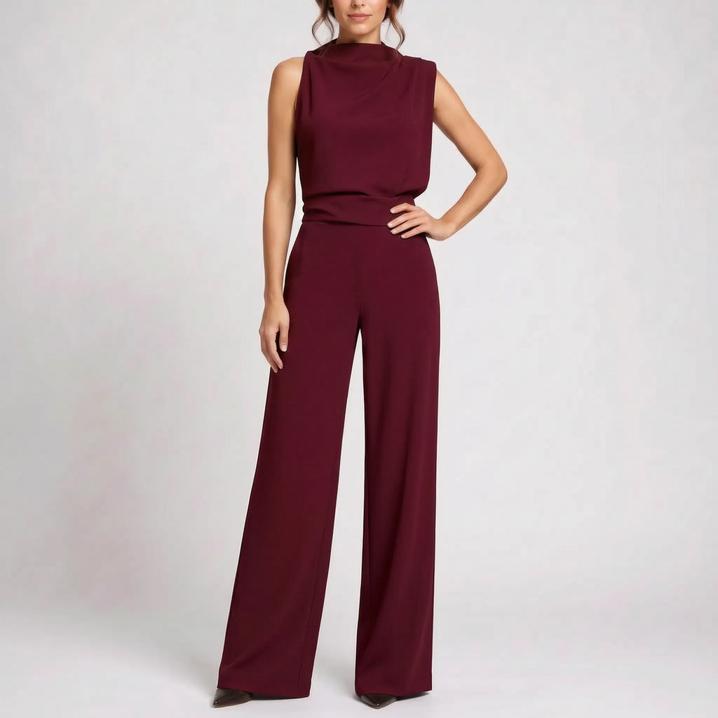 Valoris  - Wide-Leg Sleeveless Party Jumpsuit Wedding Guest Attire