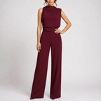 Valoris  - Wide-Leg Sleeveless Party Jumpsuit Wedding Guest Attire