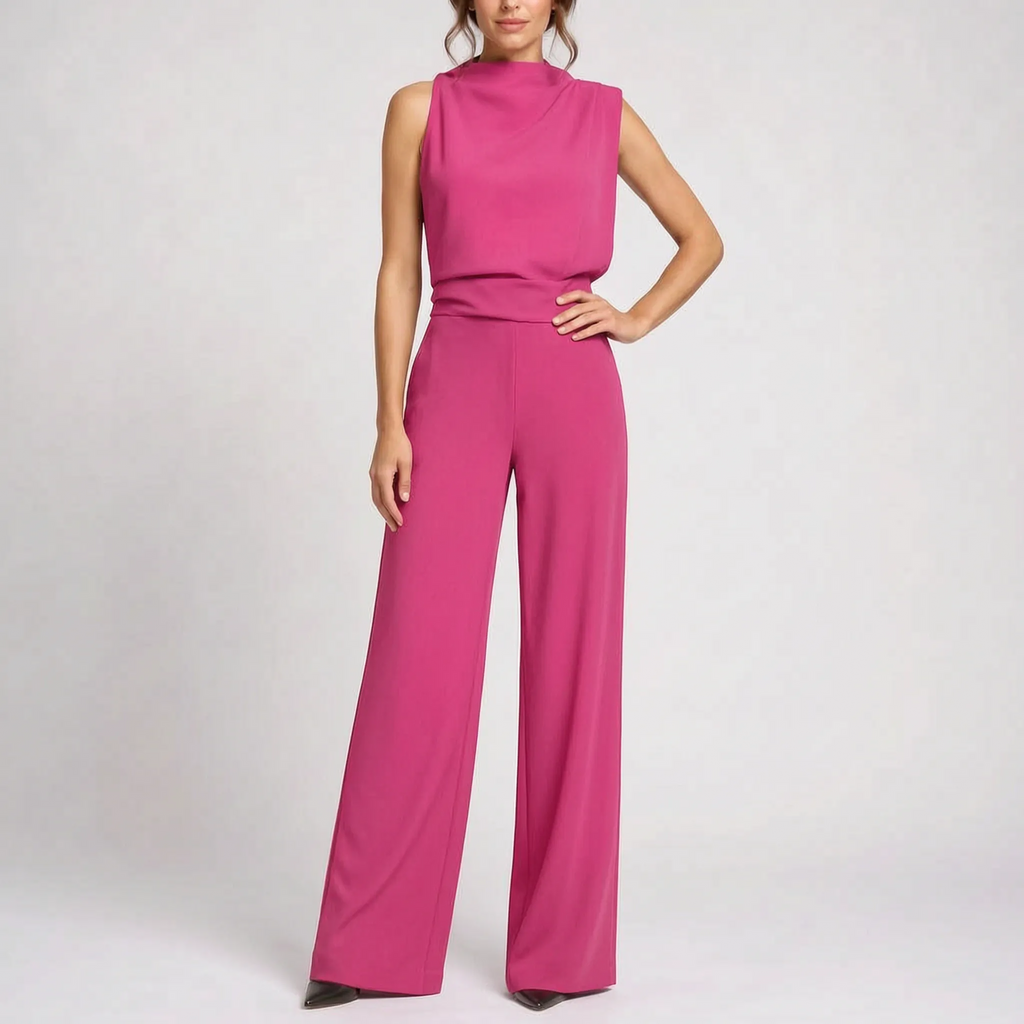 Valoris  - Wide-Leg Sleeveless Party Jumpsuit Wedding Guest Attire