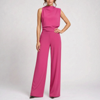 Valoris  - Wide-Leg Sleeveless Party Jumpsuit Wedding Guest Attire