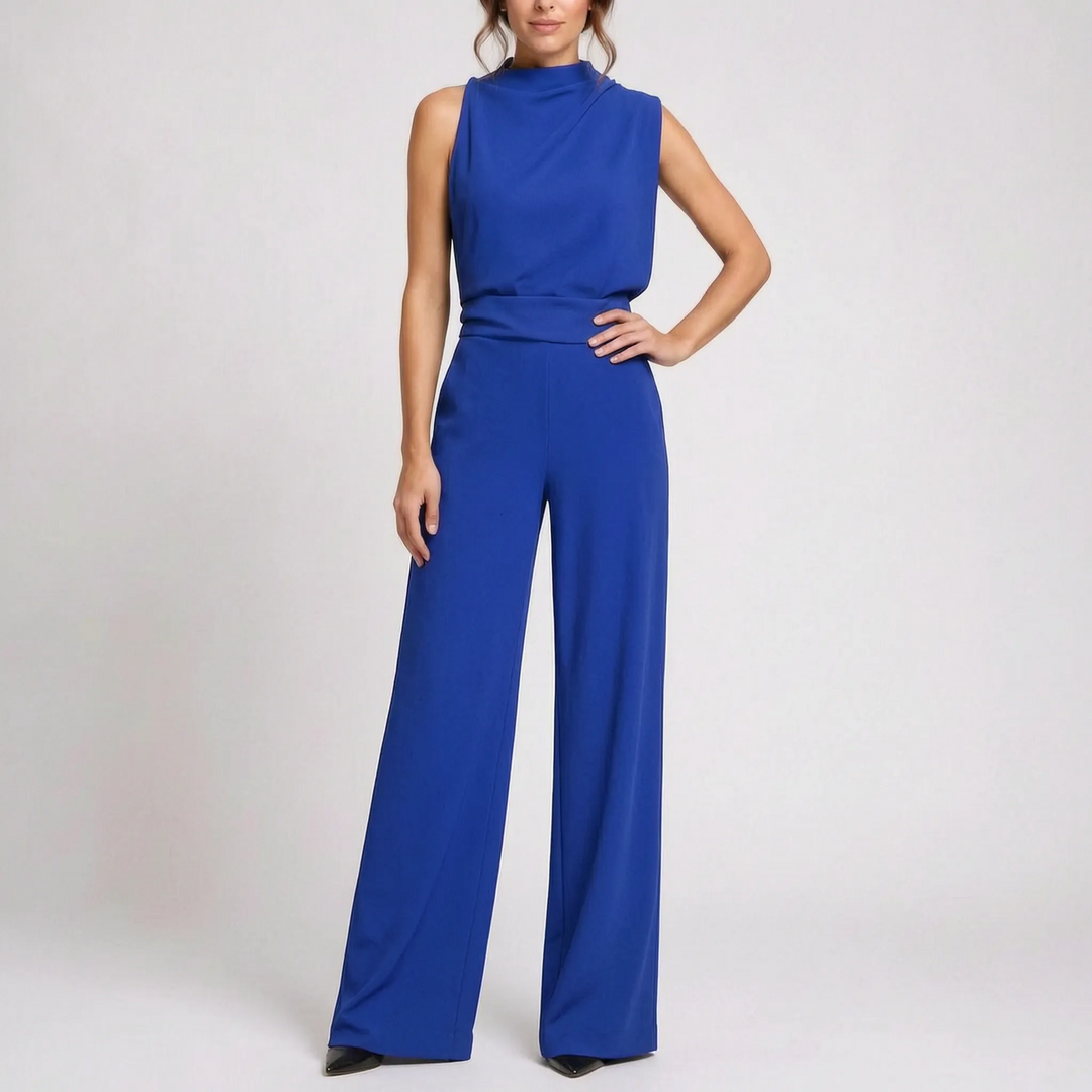 Valoris  - Wide-Leg Sleeveless Party Jumpsuit Wedding Guest Attire