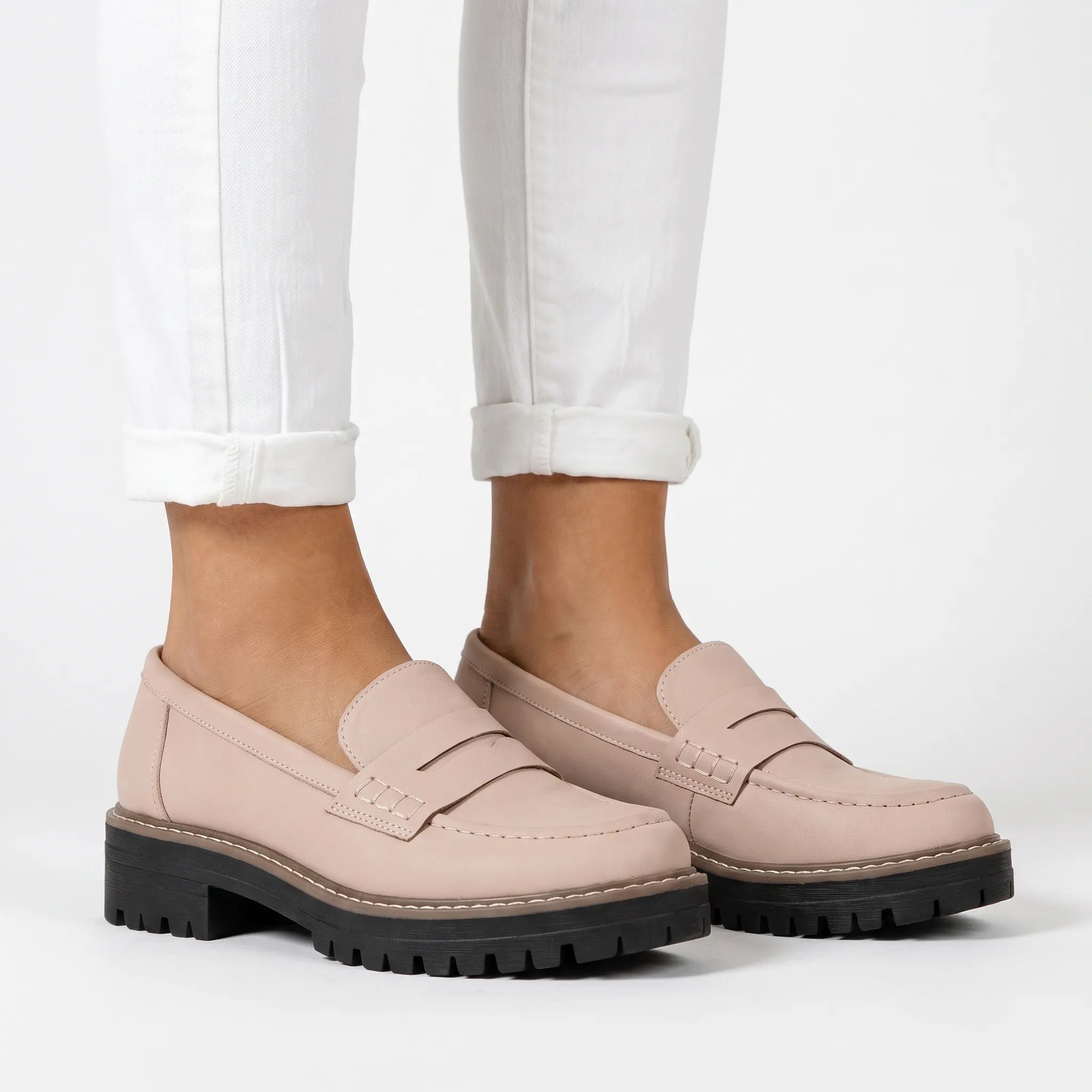 Vandor  - Chunky Slip-On Work Loafers Office Wear