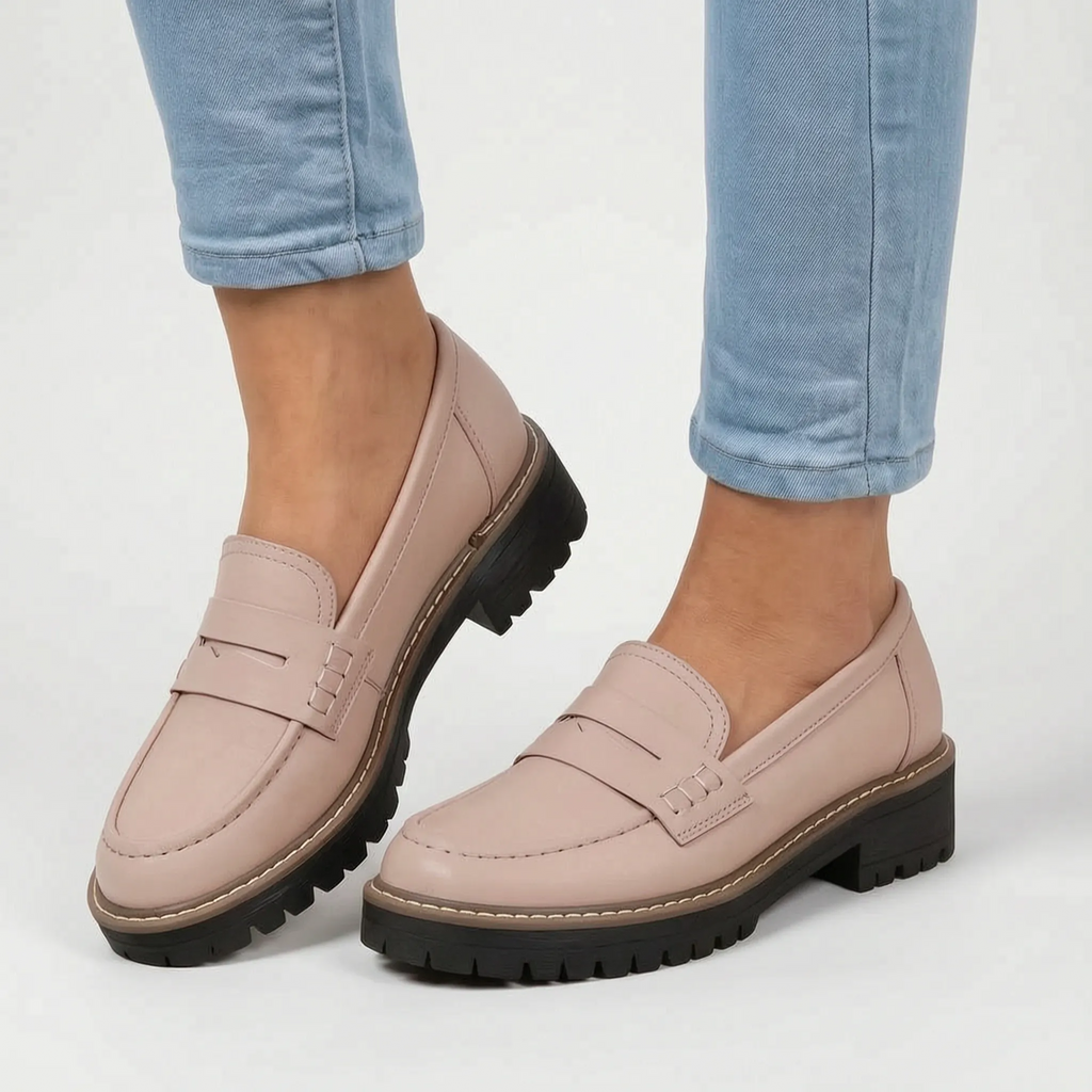 Vandor  - Chunky Slip-On Work Loafers Office Wear