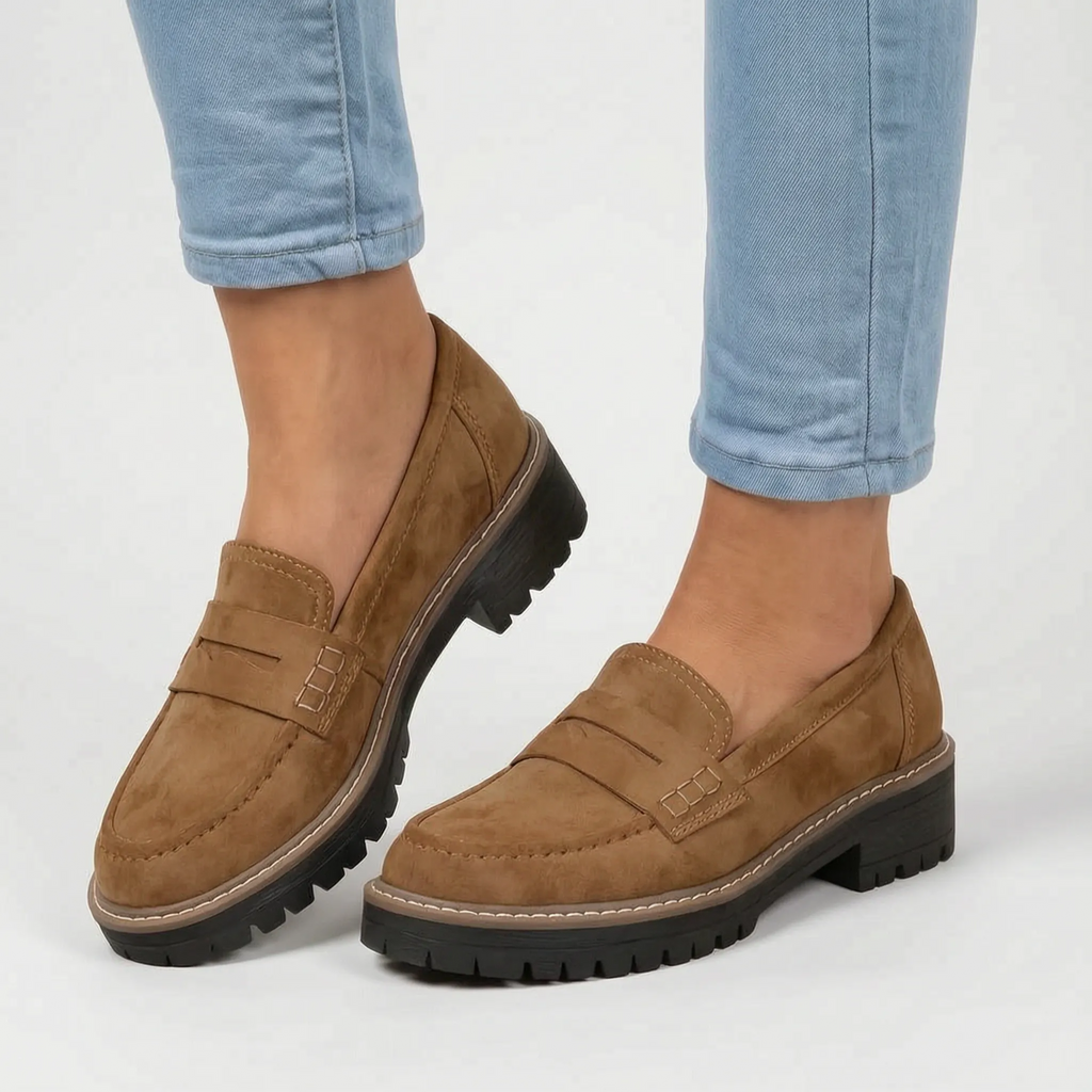 Vandor  - Chunky Slip-On Work Loafers Office Wear