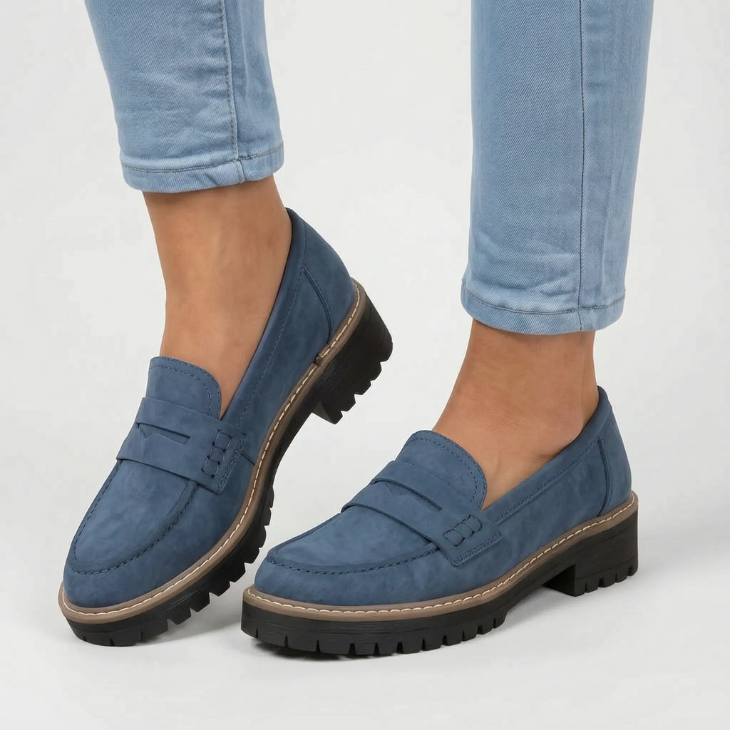 Vandor  - Chunky Slip-On Work Loafers Office Wear