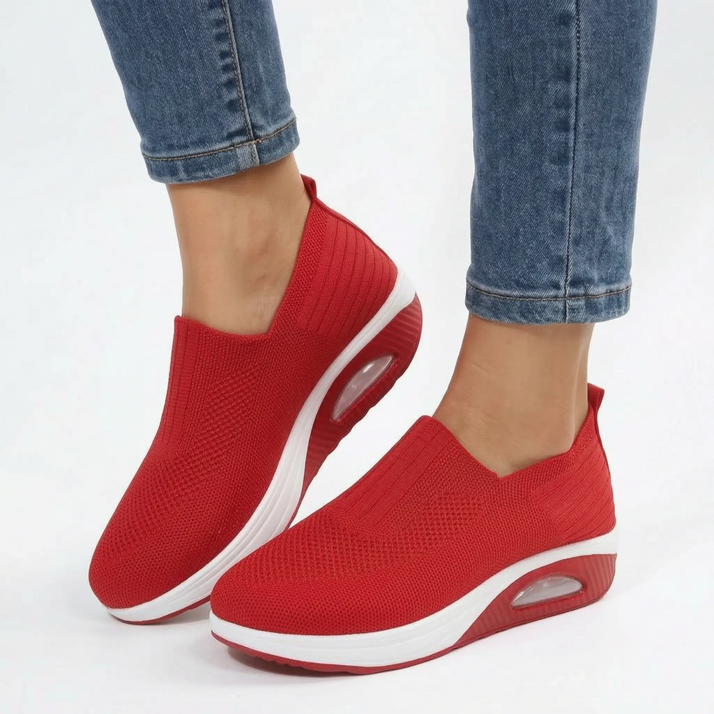 Vellara  - Women's Supportive Slip-On Orthopaedic Trainers Everyday Walking