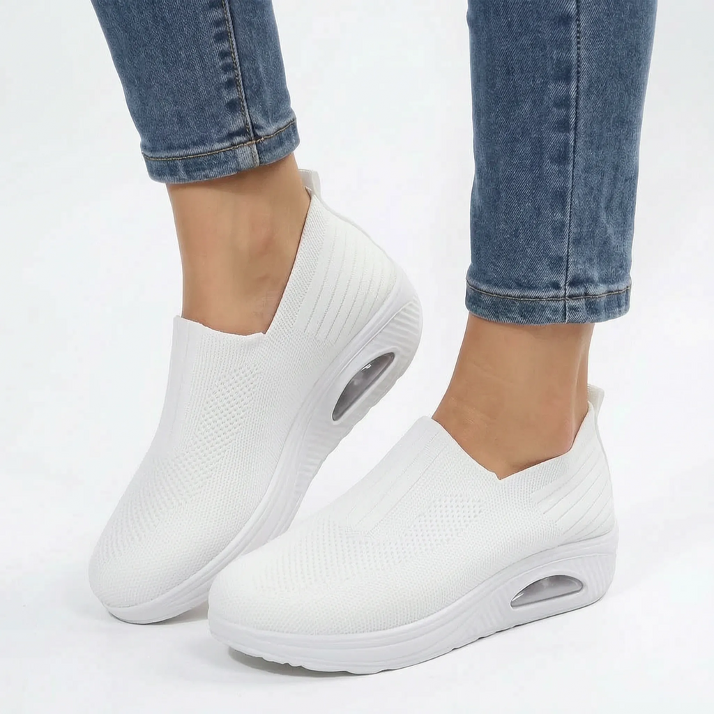 Vellara  - Women's Supportive Slip-On Orthopaedic Trainers Everyday Walking