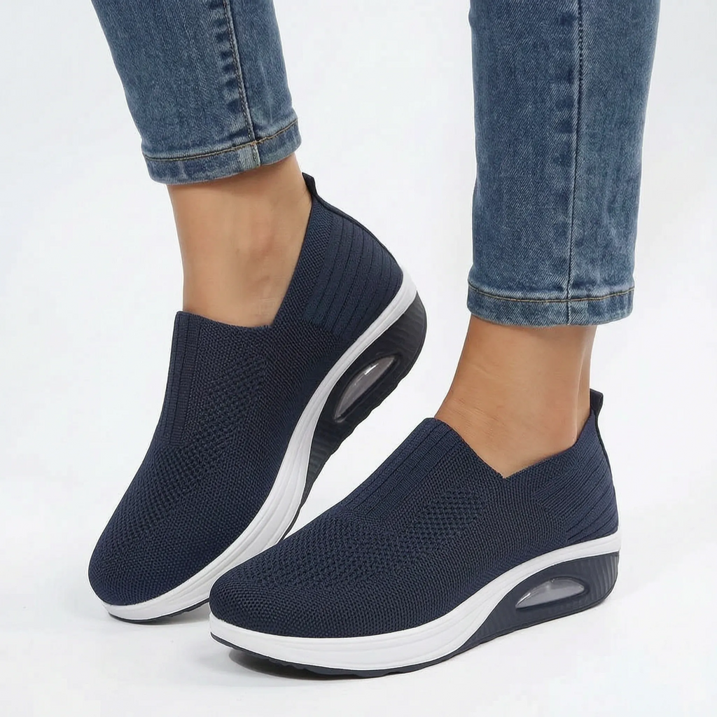 Vellara  - Women's Supportive Slip-On Orthopaedic Trainers Everyday Walking