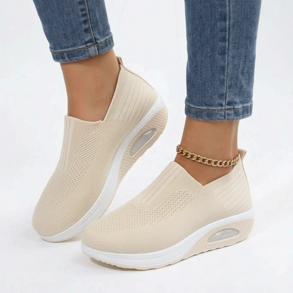Vellara  - Women's Supportive Slip-On Orthopaedic Trainers Everyday Walking