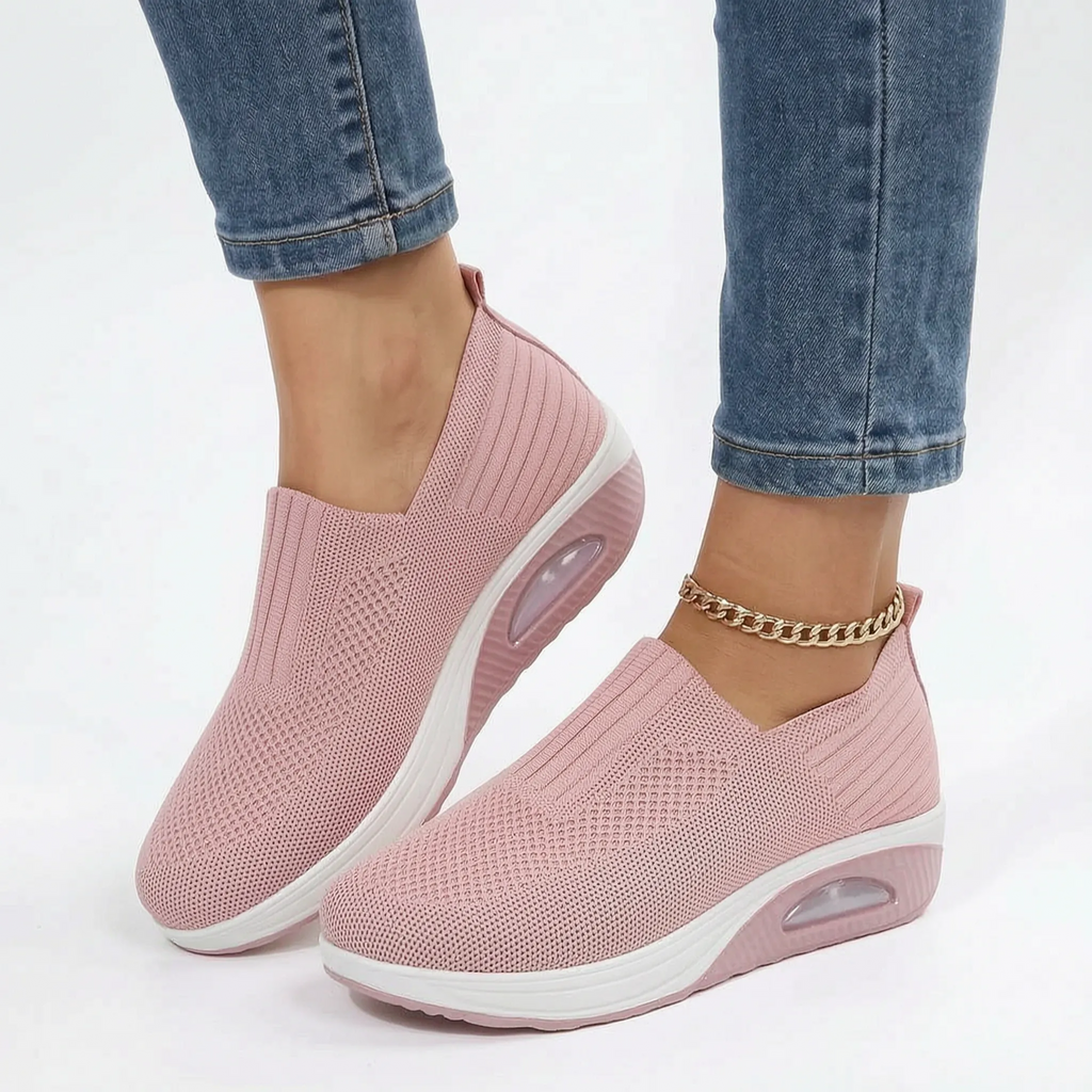 Vellara  - Women's Supportive Slip-On Orthopaedic Trainers Everyday Walking