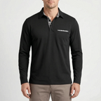 Veltor - Smart Casual Long Sleeve Polo Shirt