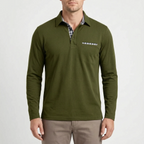 Veltor - Smart Casual Long Sleeve Polo Shirt