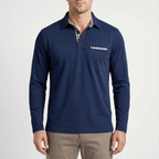 Veltor - Smart Casual Long Sleeve Polo Shirt
