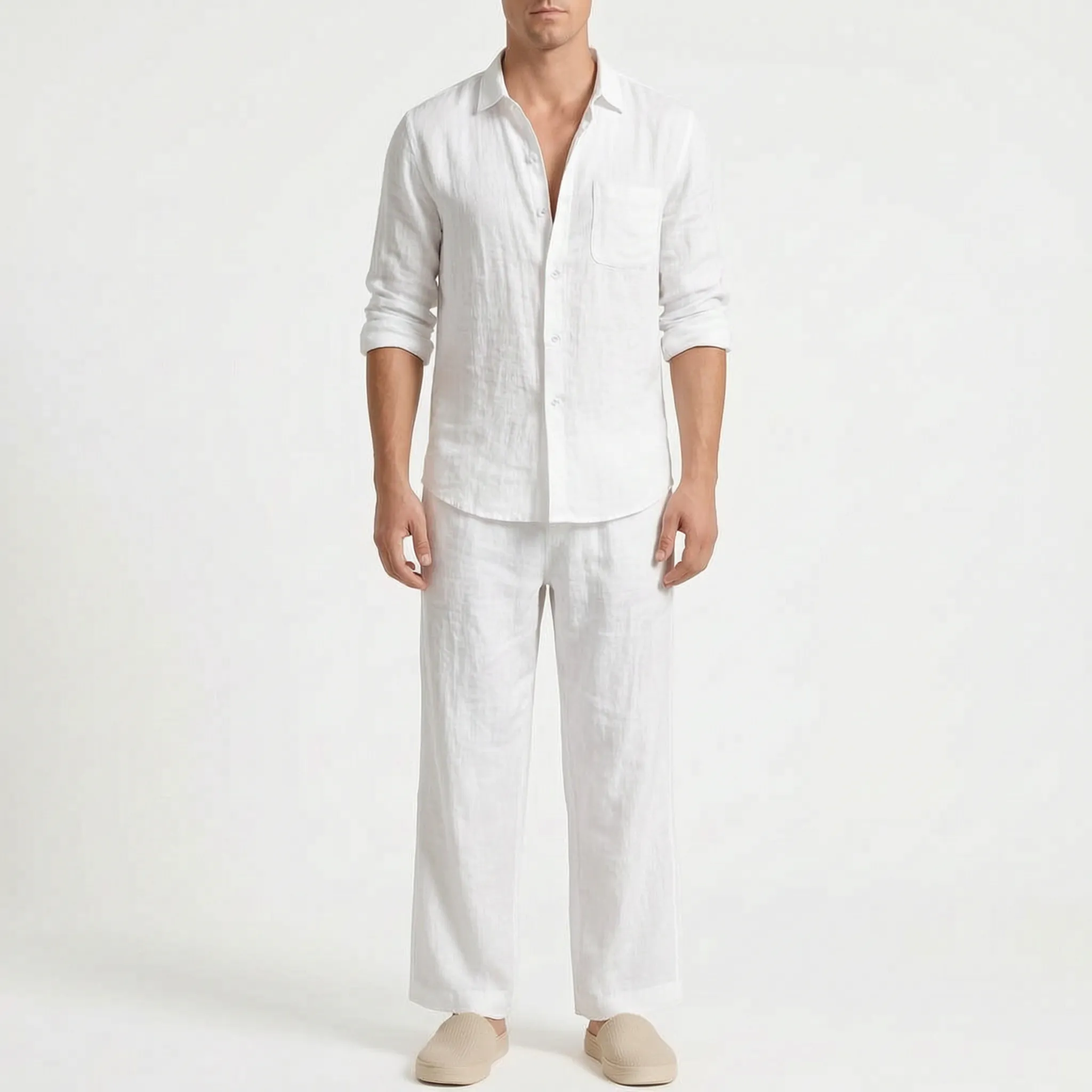Ventalis  - Relaxed Fit Men's Summer Co-Ord Set Warm Weather Travel