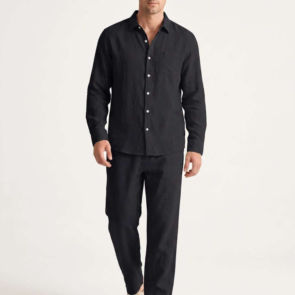 Ventalis  - Relaxed Fit Men's Summer Co-Ord Set Warm Weather Travel
