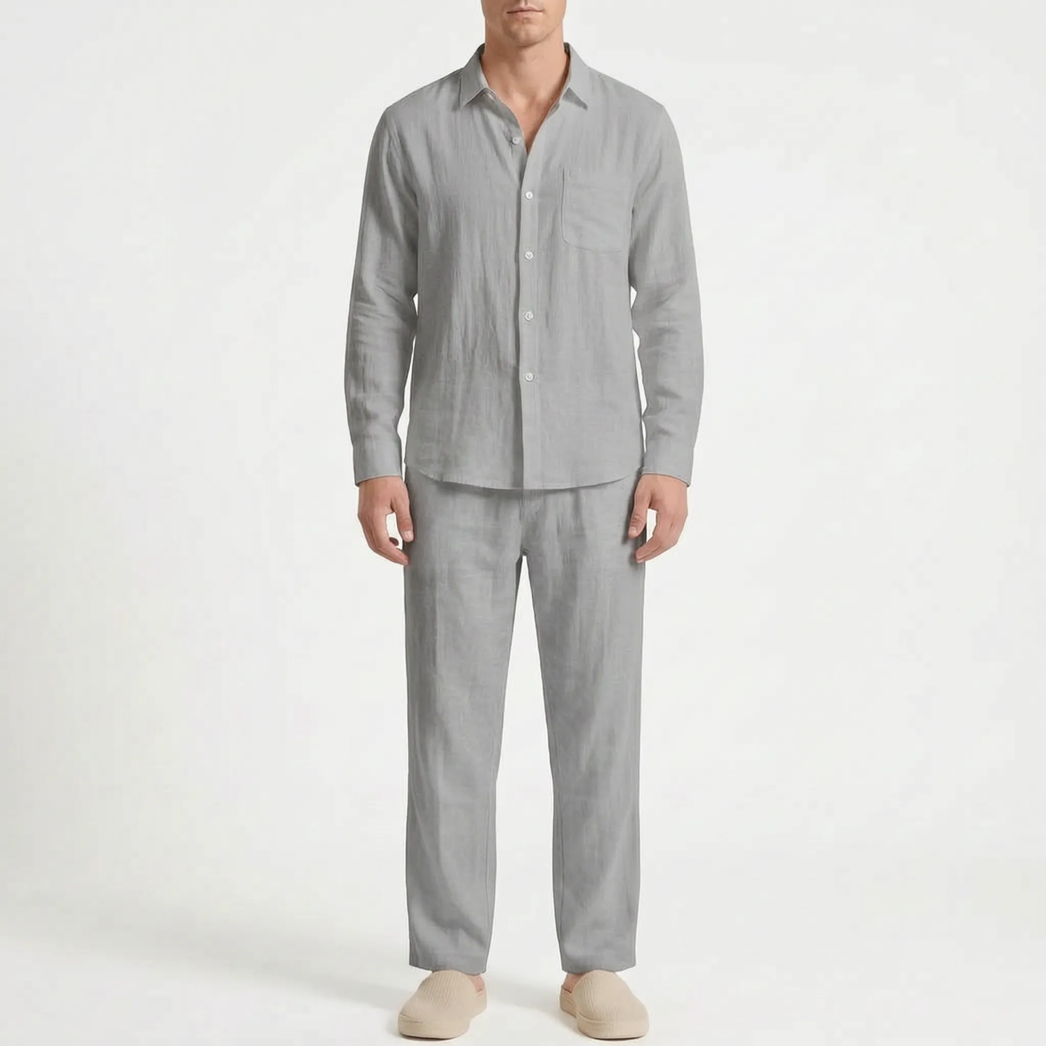 Ventalis  - Relaxed Fit Men's Summer Co-Ord Set Warm Weather Travel