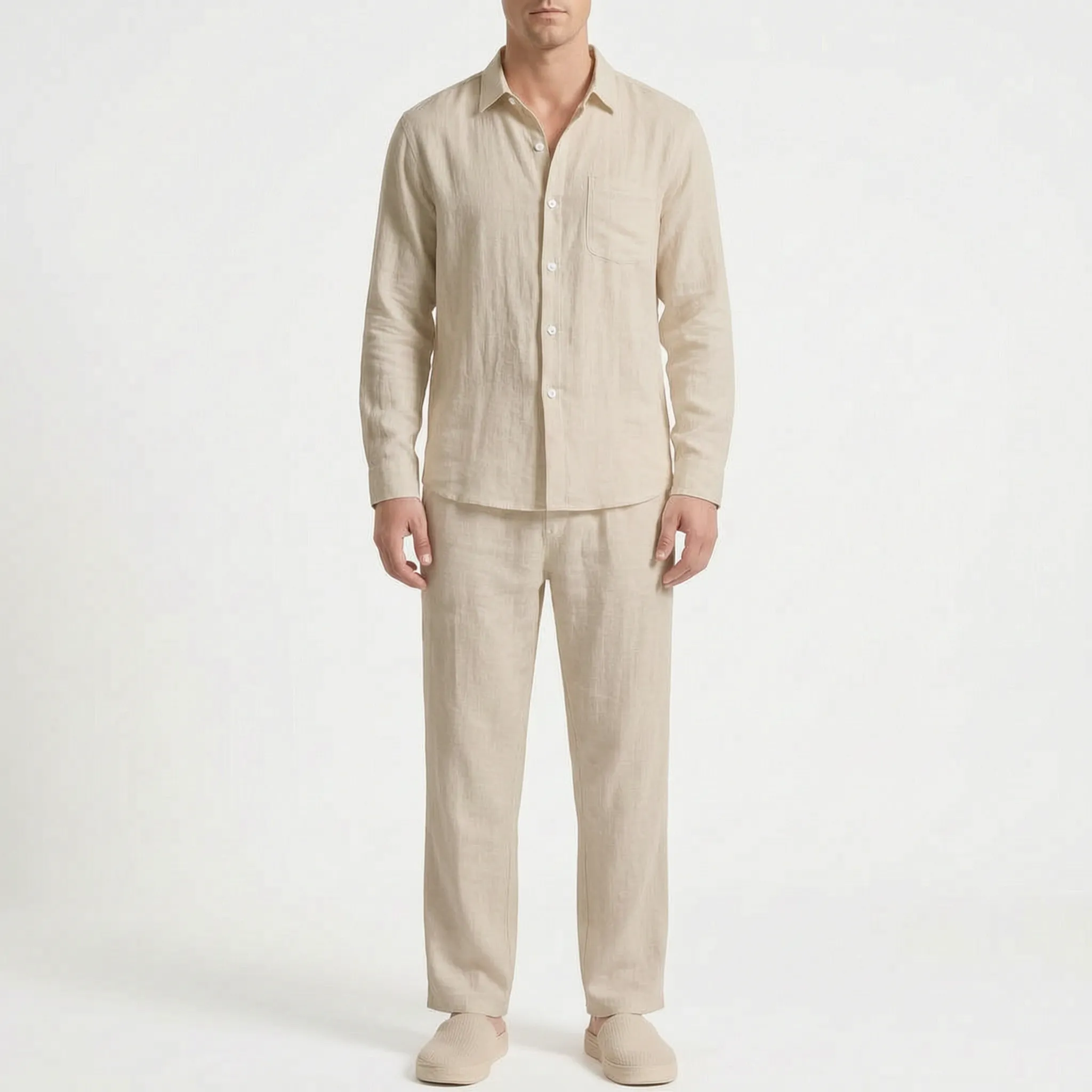 Ventalis  - Relaxed Fit Men's Summer Co-Ord Set Warm Weather Travel