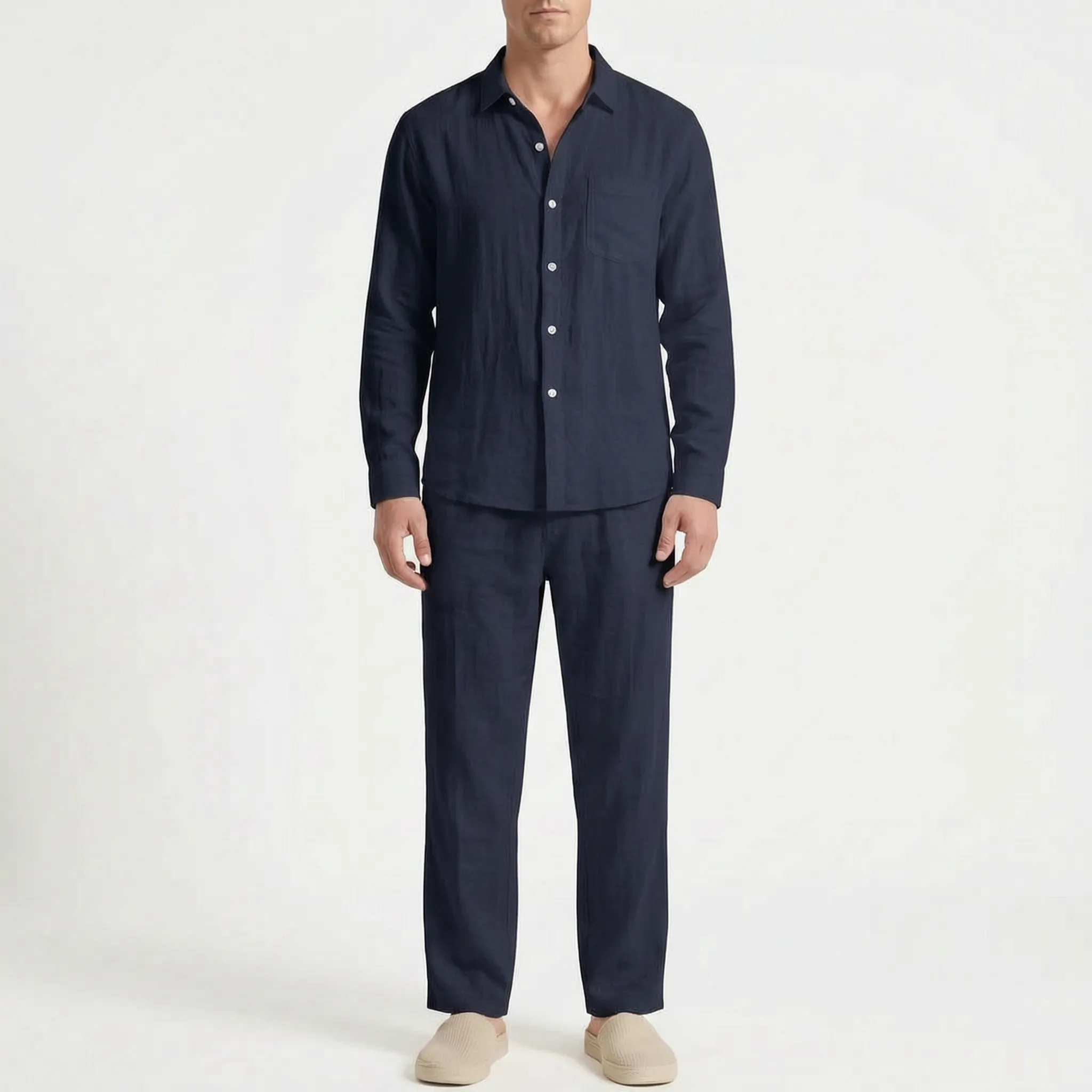 Ventalis  - Relaxed Fit Men's Summer Co-Ord Set Warm Weather Travel