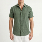 Ventium  - Casual Short Sleeve Button-Front Shirt Casual Daytime Wear