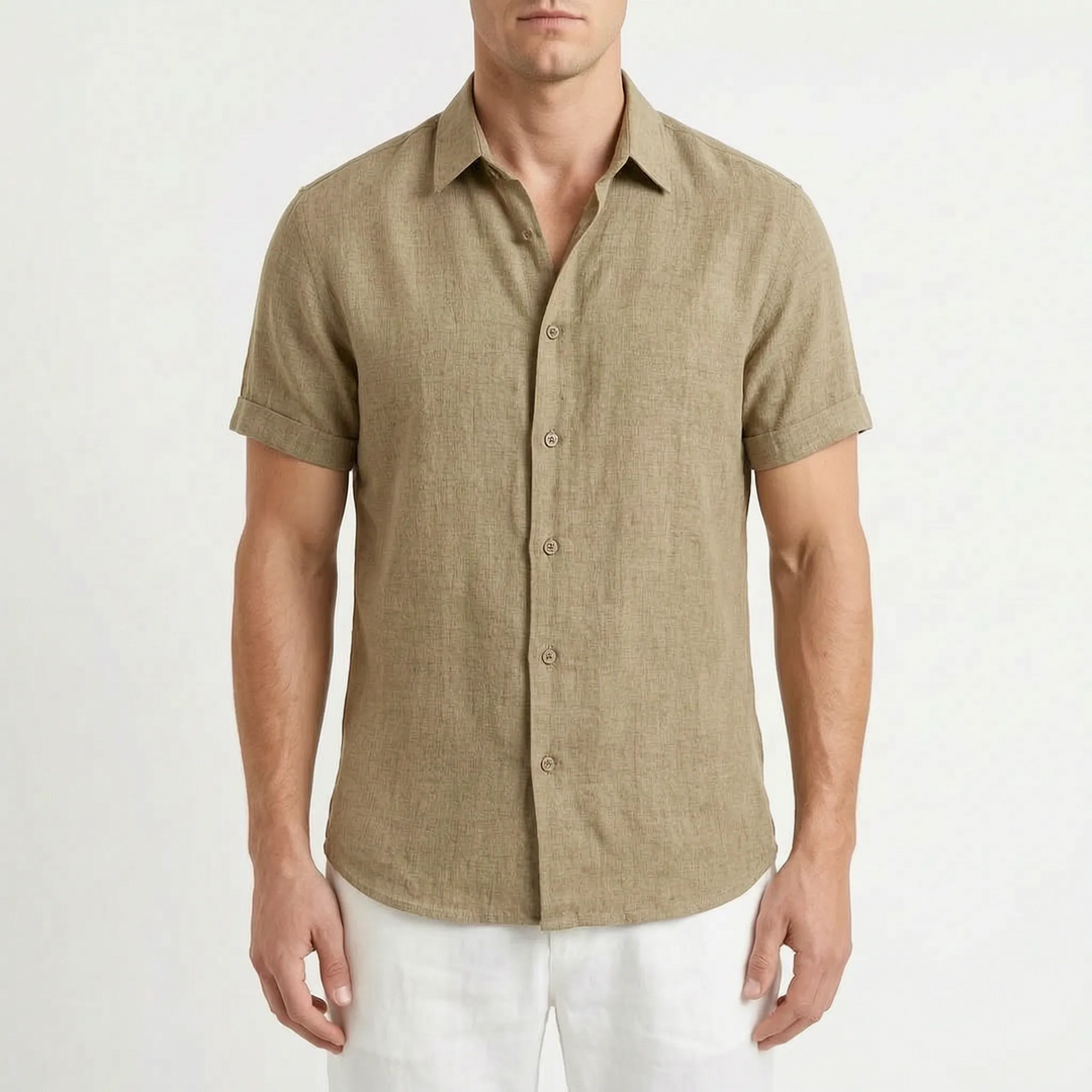 Ventium  - Casual Short Sleeve Button-Front Shirt Casual Daytime Wear