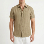 Ventium  - Casual Short Sleeve Button-Front Shirt Casual Daytime Wear